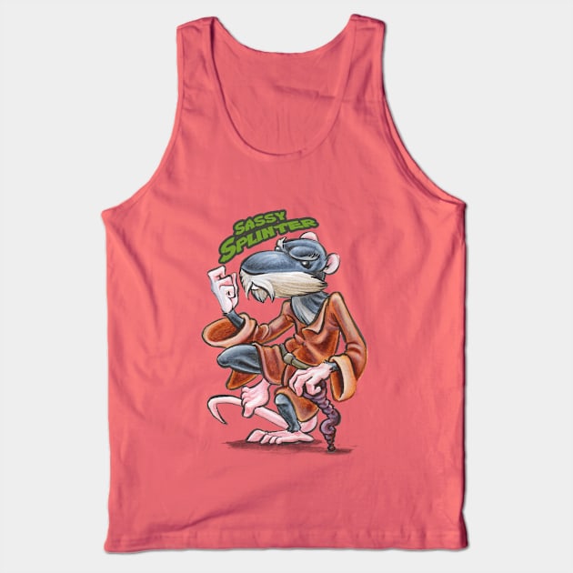 Sassy Splinter Tank Top by majanation